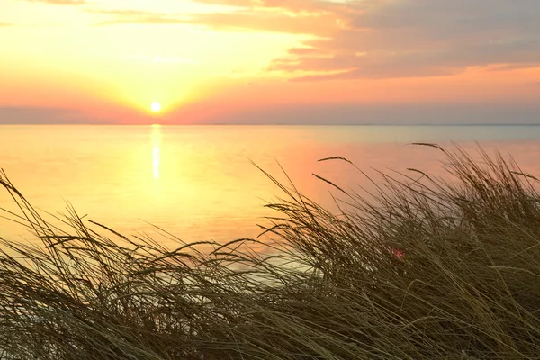 Hermoso atardecer en el mar. —  Fotos de Stock