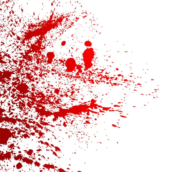 Vector blood splatters. — Stock Vector