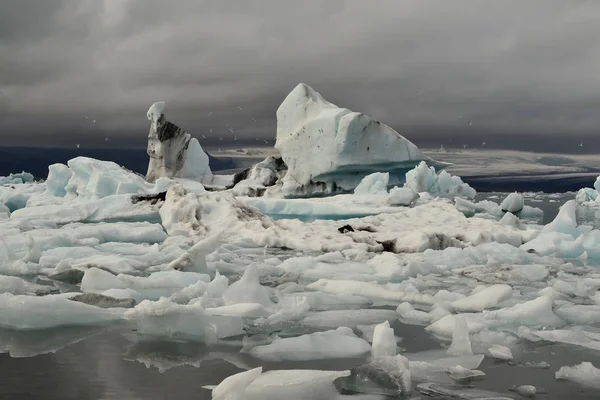 Laguna de hielo en iceland. —  Fotos de Stock