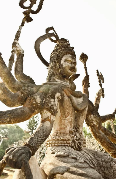 Concrete Statue Buddha Park Xieng Khuan Vientiane Laos — Stock Photo, Image