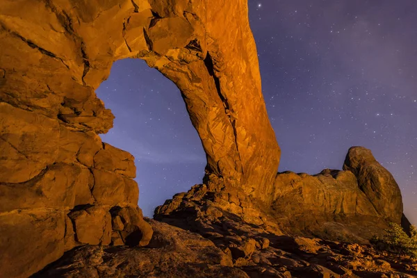 Arco Janela Norte Parque Nacional Dos Arcos Moab Utah — Fotografia de Stock