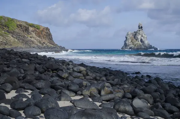 Utsikt Fra Praia Atalaia Fernando Noronha Delstaten Pernambuco Brasil – stockfoto