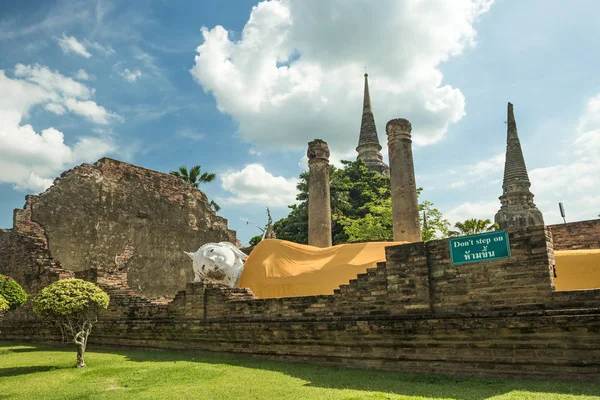 Widzenia Gigantyczny Posąg Buddy Bangkok Tajlandia — Zdjęcie stockowe