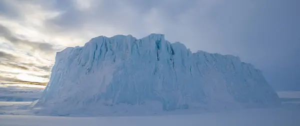 Glacier Barne Sur Île Ross Dans Région Détroit Mcmurdos Mer — Photo