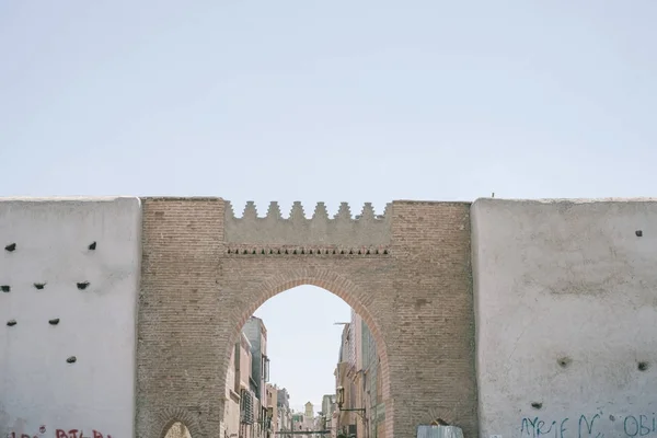 Λεπτομέρειες Της Αραβικής Αρχιτεκτονικής Ταρουντάντ Μαρόκο — Φωτογραφία Αρχείου
