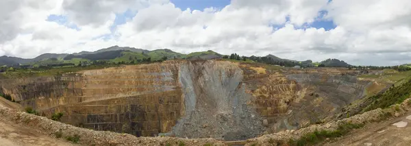 Κατολίσθηση Ορυχείο Μάρθα Waihi Bay Plenty Νέα Ζηλανδία — Φωτογραφία Αρχείου