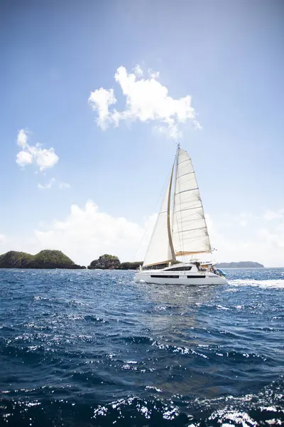 Sailing Cruise Windward Islands Lesser Antilles Caribbean — Stock Photo, Image