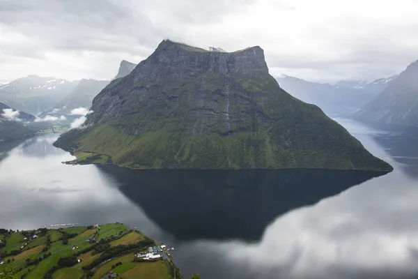 Beautiful Scenery Fjord Oye Norway — Stock Photo, Image