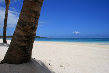 Mauritius güzel plajı
