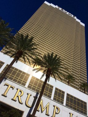 Dış atış Trump International Hotel Las Vegas gece