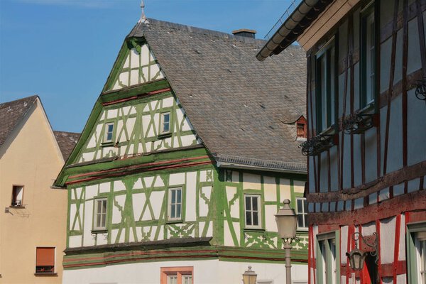 Half timbered house in the village of Kiedrich, Germany
