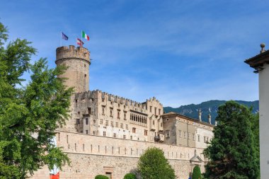 İtalya, Trento 'da güzel Castello del Buonconsiglio