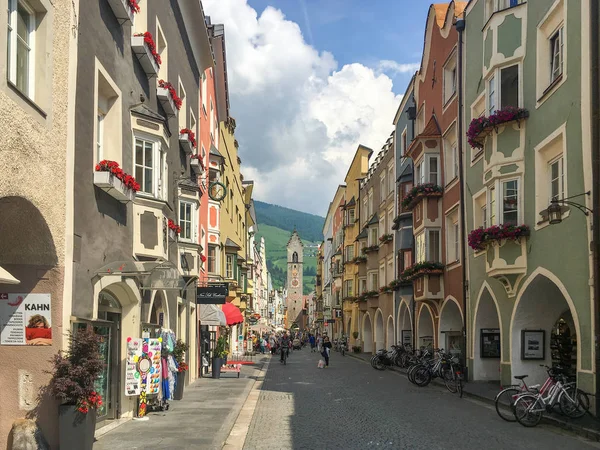 Starego miasta Vipiteno (Vipiteno), regionie Południowy Tyrol, Włochy — Zdjęcie stockowe