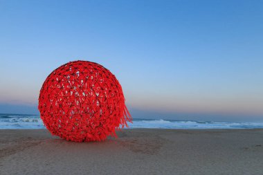 Gyeongpo Beach, tarihleri heykel. Güney Kore