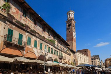 Piazza Erbe Verona, İtalya