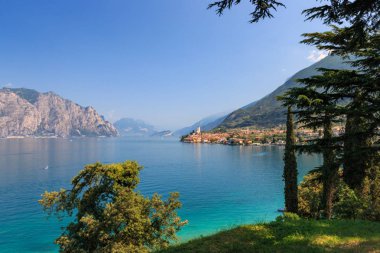 Malcesine Lake Garda Batı sahilinde