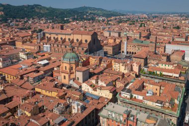İtalya, Bologna 'nın hava manzarası