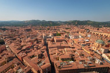 İtalya, Bologna 'nın hava manzarası