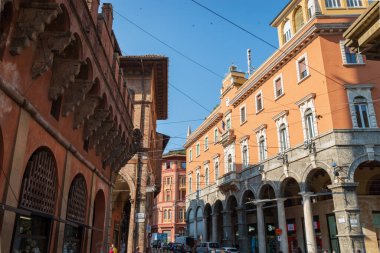 Piazza della Mercanzia, Bologna, İtalya