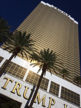Las Vegas 'taki Trump International Hotel' in dış görüntüsü.