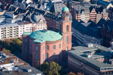Frankfurt am Main, Almanya 'da Paulskirche Havalimanı (St. Pauls Kilisesi).
