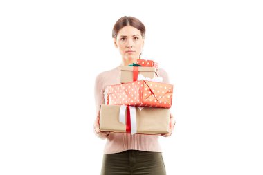 Xmas hediye kadınla