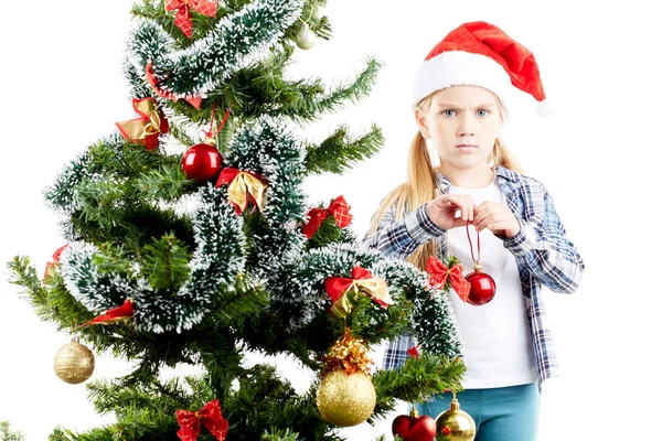 Decorar árbol de navidad — Foto de Stock