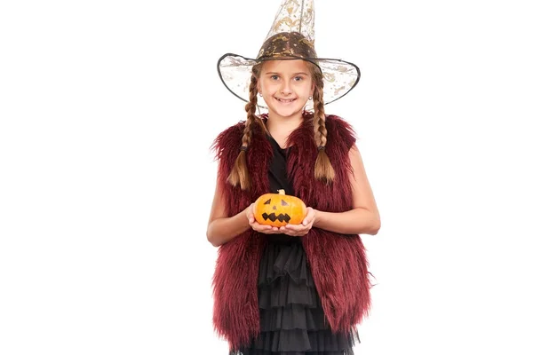 Dziewczynka w kostium na halloween — Zdjęcie stockowe