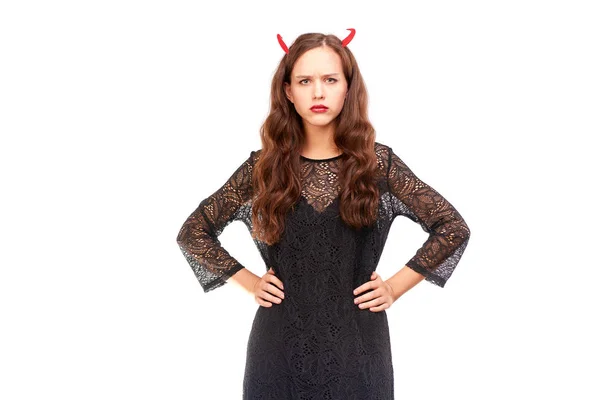 Halloween elle-diable — Photo