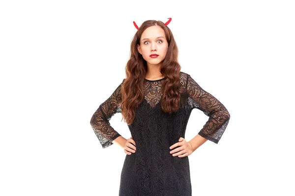 Halloween elle-diable — Photo