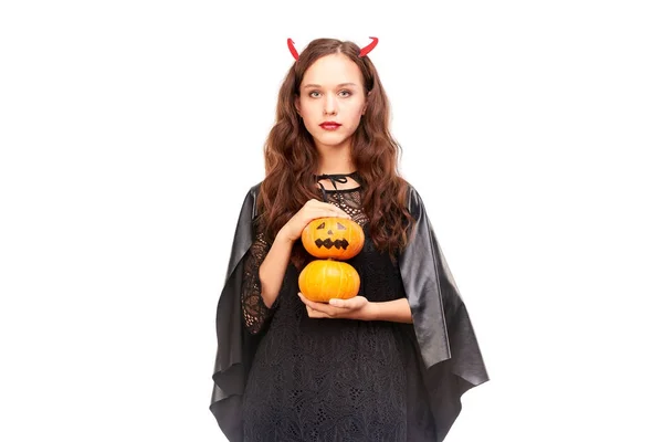 Halloween she-devil — Stockfoto
