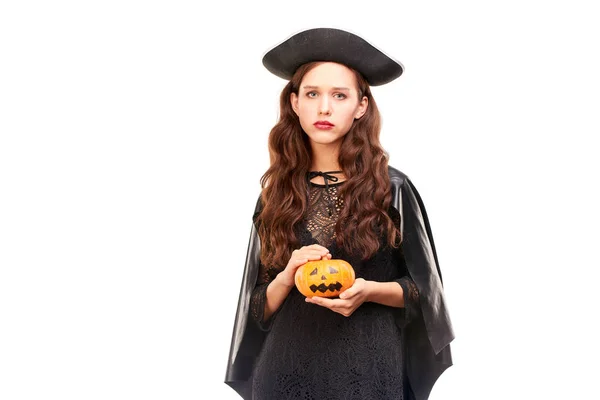 Posando em traje de Halloween — Fotografia de Stock