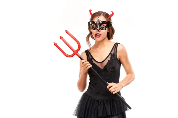 Charming she-devil — Stock Photo, Image