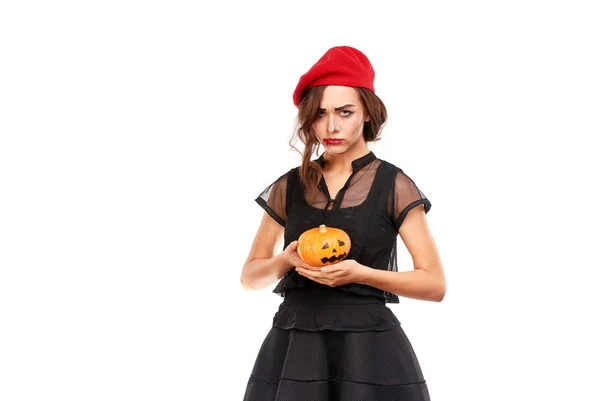Personagem halloween feminino — Fotografia de Stock