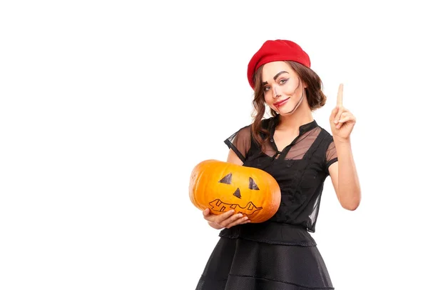 Ženská postava halloween — Stock fotografie