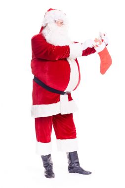 Santa gizleme hediye içine çorap