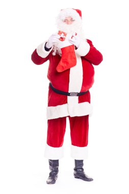 Santa gizleme hediye içine çorap