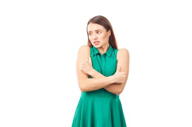 duygusal genç kadın