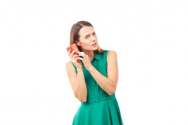 kadın küçük hediye kutusu