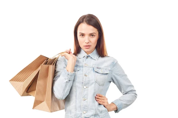 Joven amante de compras — Foto de Stock