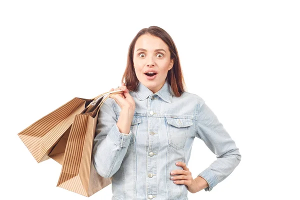 Young shopping lover — Stock Photo, Image