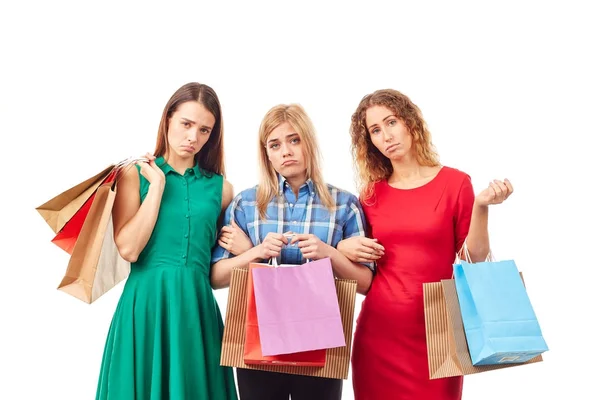 Shopping with girlfriends — Stock Photo, Image