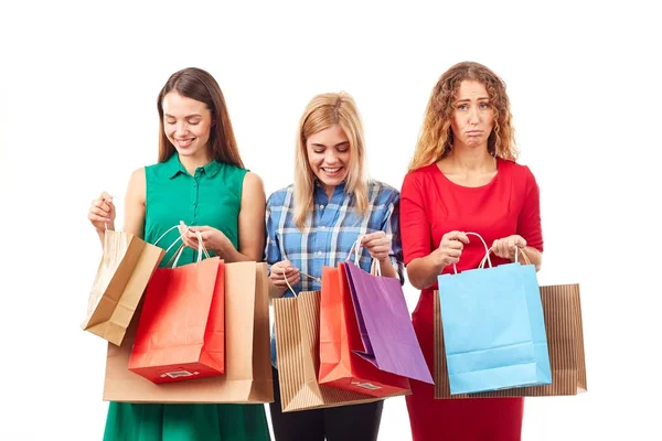 Shopping mit Freundinnen — Stockfoto