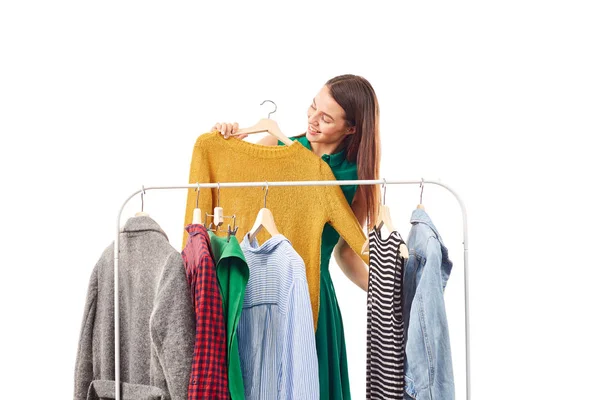 Choosing clothes — Stock Photo, Image
