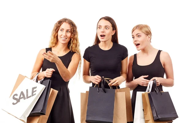 Black Friday Shopaholics — Stockfoto