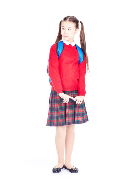 Школьница в форме