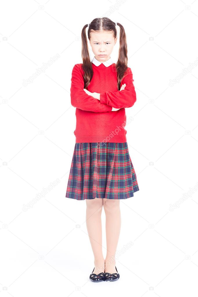Schoolgirl in uniform
