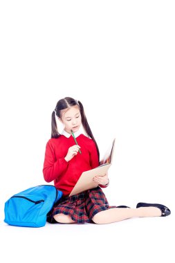 Asyalı öğrenci ödev