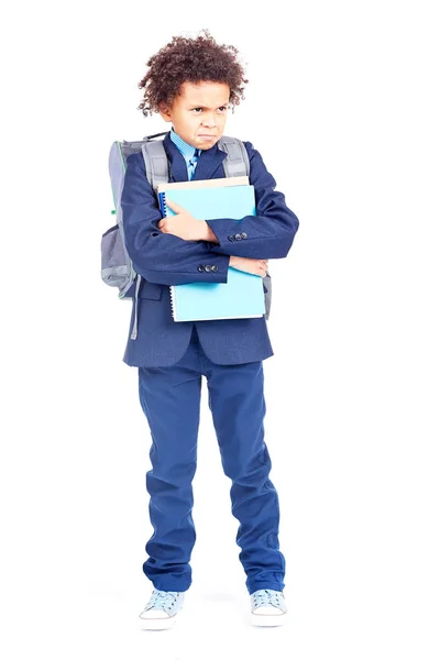 Student ve školní uniformě — Stock fotografie