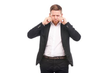 iş takım elbiseli adamı